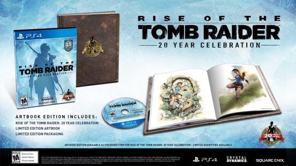 Rise Of The Tomb Raider 20 Year Celebration Digibook Edition PlayStation 4 - Square Enix