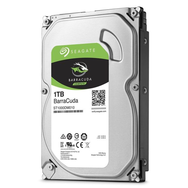 Seagate 1TB BarraCuda SATA 6Gb/s 7200 RPM 64MB Cache 3.5 Inch Desktop Hard Drive