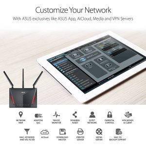 ASUS RT-AC86U WiFi Dual-band Gigabit Wireless Router  AC2900