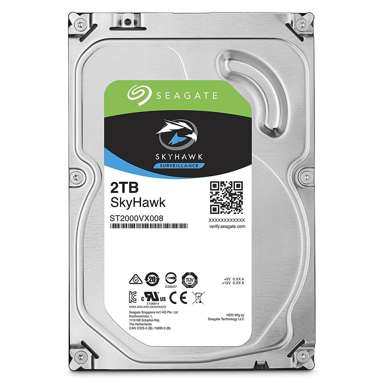 SEAGATE 2TB SURVEILLANCE HARD DRIVE 5900 RPM 64 MB CACHE (ST2000VX008)