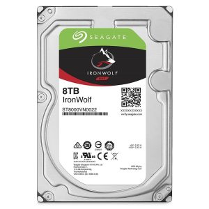 Seagate 8TB IronWolf NAS SATA 6Gb/s NCQ 256MB Cache 3.5-Inch Internal Hard Drive (ST8000VN0022)