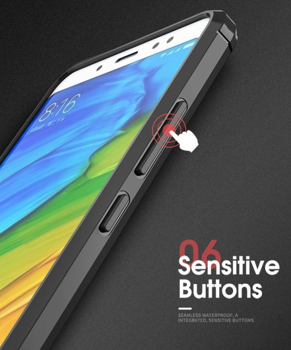 Redmi Note 5 / Redmi Note 5 Pro / Redmi Note 5 Ai  Concise Series / Slim Anti-fingerprint TPU Case by iPaky - Black.