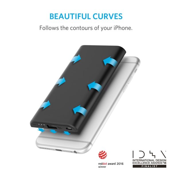 Anker PowerCore Slim 5000mAh Portable Charger - Black (A1250011) Anker PowerCore Slim 5000mAh Portable Charger - Black (A1250011)