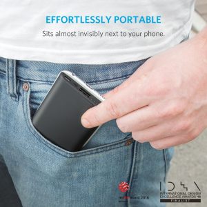 Anker PowerCore Slim 5000mAh Portable Charger - Black (A1250011)