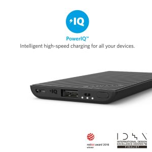 Anker PowerCore Slim 5000mAh Portable Charger - Black (A1250011)