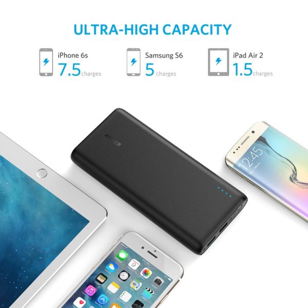 Anker PowerCore Speed 20000mAh Quick Charge 3.0  Black - (A1274H11)