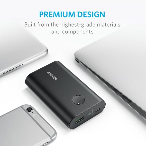 Anker PowerCore+ 10050mAh Powerbank With Quick Charge 3.0 - Black  (A1311H11)