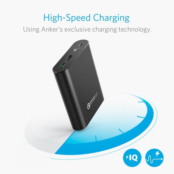 Anker PowerCore+ 13400mAh Quick Charge 3.0  (A1316H11) Black,  (A1316H41)Silver, (A1316HB1) Golden