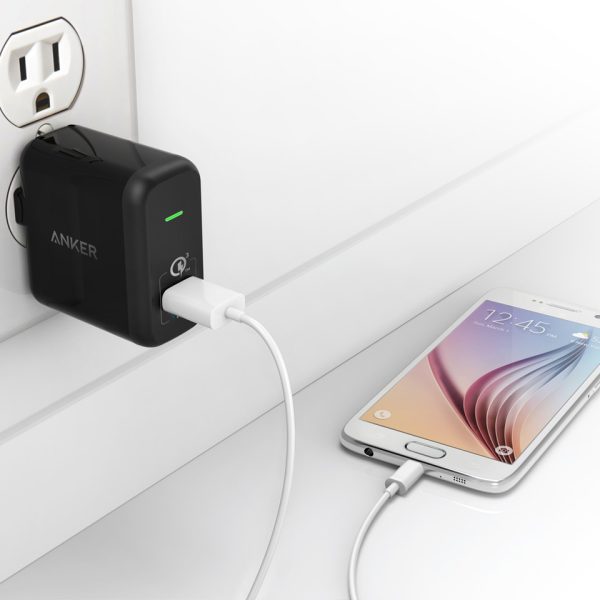 Anker PowerPort+ 1 Wall Charger with Quick Charge 3.0 - Black