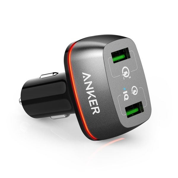 Anker PowerDrive + 2 Car Charger with Quick Charge 3.0 - Black (A2224H12) Anker PowerDrive + 2 Car Charger with Quick Charge 3.0 - Black (A2224H12)