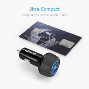 Anker PowerDrive Speed 2 Car Charger (2X Quick Charge 3.0) - Black (A2228H11)