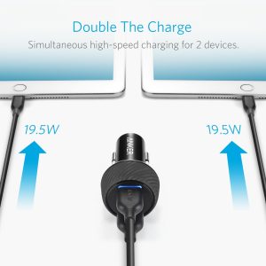 Anker PowerDrive Speed 2 Car Charger (2X Quick Charge 3.0) - Black (A2228H11)