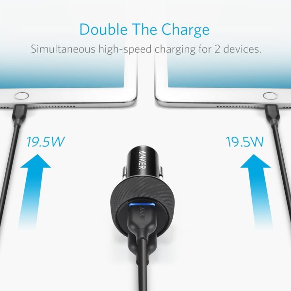 Anker PowerDrive Speed 2 Car Charger (2X Quick Charge 3.0) - Black (A2228H11) Anker PowerDrive Speed 2 Car Charger (2X Quick Charge 3.0) - Black (A2228H11)