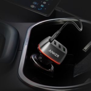 Anker PowerDrive + 4 Ports (1 USB-C Port) QC 3.0 - Black (A2240011)