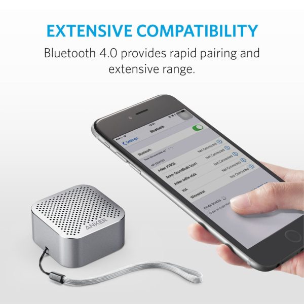 Anker SoundCore Nano Bluetooth Speaker - Silver (A3104H41)