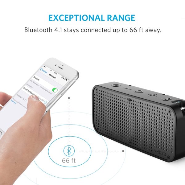 Anker SoundCore Sport XL Bluetooth Speaker - Black (A3181H11)