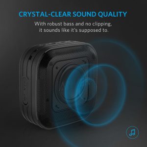 Anker SoundCore Sport Bluetooth Speaker Waterproof - Black (A3182H12)