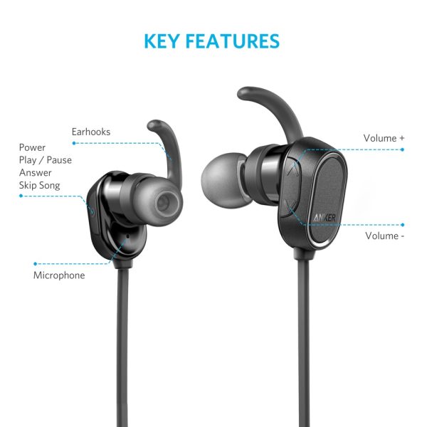 Anker SoundBuds Sport In-Ear Bluetooth Headphone