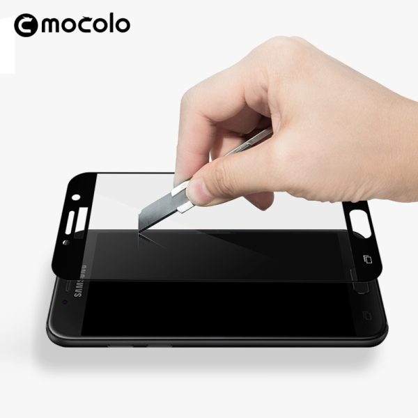Mocolo Samsung Galaxy A7 2017 Edge to Edge Tempered Glass - Black