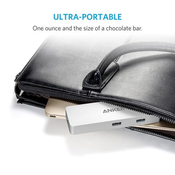 Anker Premium USB-C Hub with Ethernet Port - Silver (A8302H41) Anker Premium USB-C Hub with Ethernet Port - Silver (A8302H41)