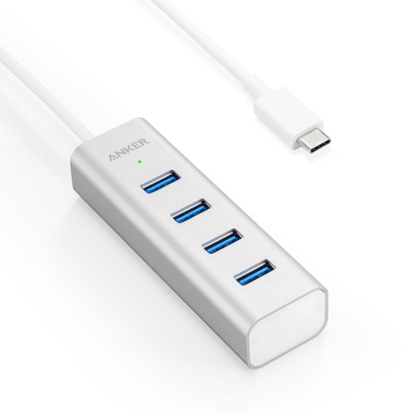 Anker USB-C To 4 Ports USB 3.0 Hub - Silver ( A8305041 )