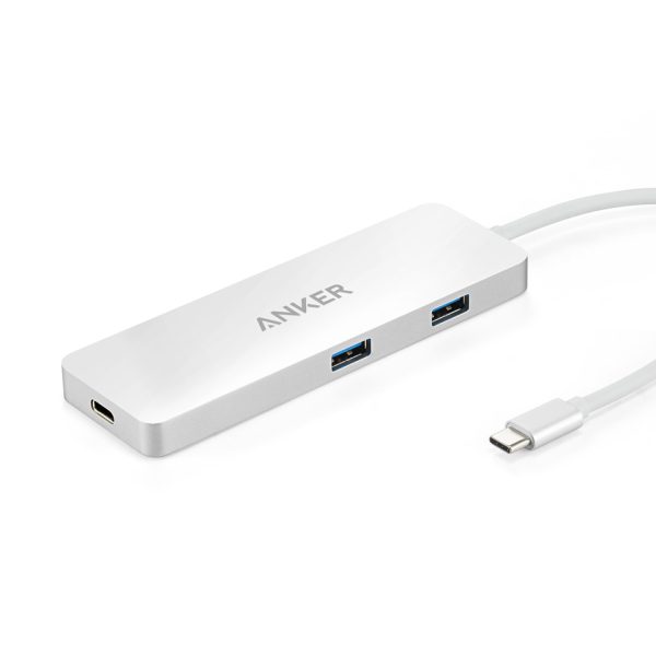 Anker Premium USB-C Hub with HDMI and Power Delivery - Silver (A8342H41)