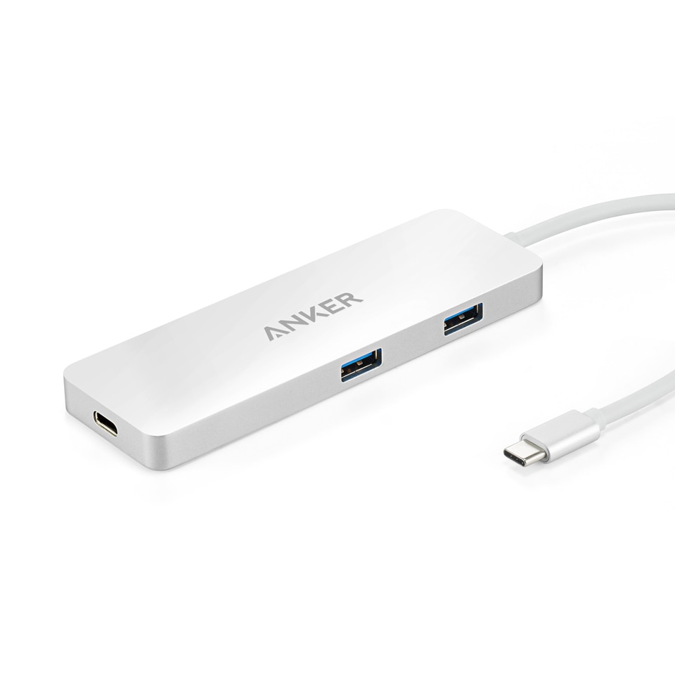 Anker Premium USB-C Hub with HDMI and Power Delivery - Silver A8342H41