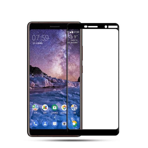 Mocolo Nokia 7 Plus Edge to Edge Tempered Glass - Black Mocolo Nokia 7 Plus Edge to Edge Tempered Glass - Black