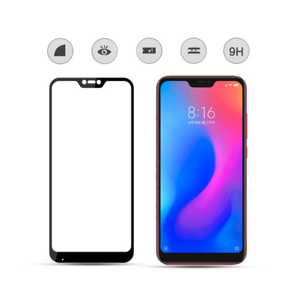 Mocolo Mi A2 Lite /  Redmi 6 Pro Edge to Edge Tempered Glass - Black  Mocolo Mi A2 Lite /  Redmi 6 Pro Edge to Edge Tempered Glass - Black