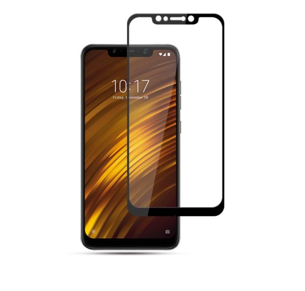 Mocolo Mi Pocofone F1 / Poco F1 Edge to Edge Tempered Glass - Black