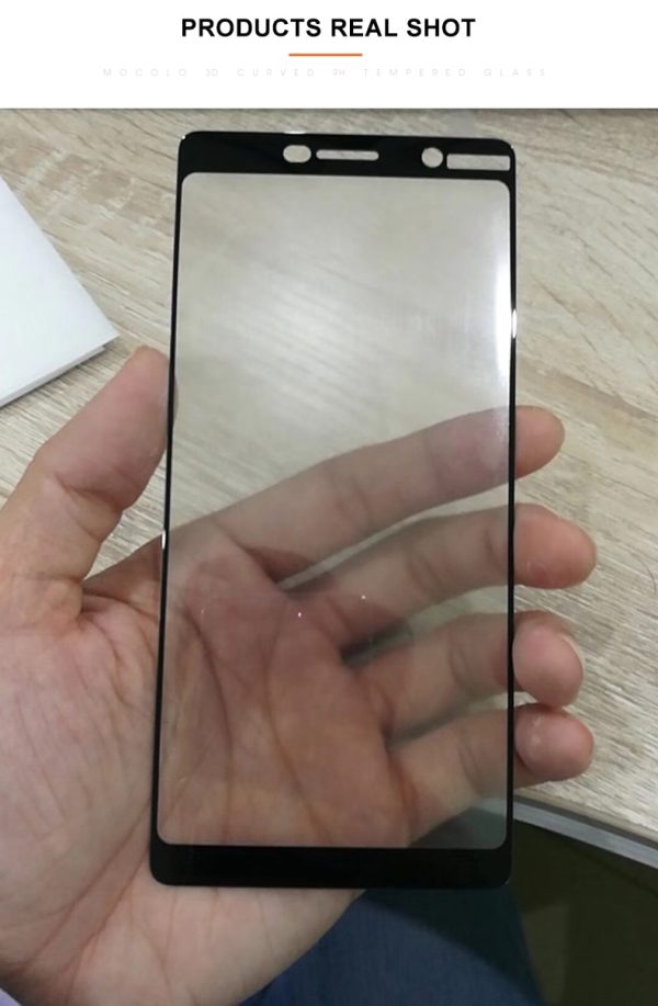 Mocolo Nokia 7 Plus Edge to Edge Tempered Glass - Black