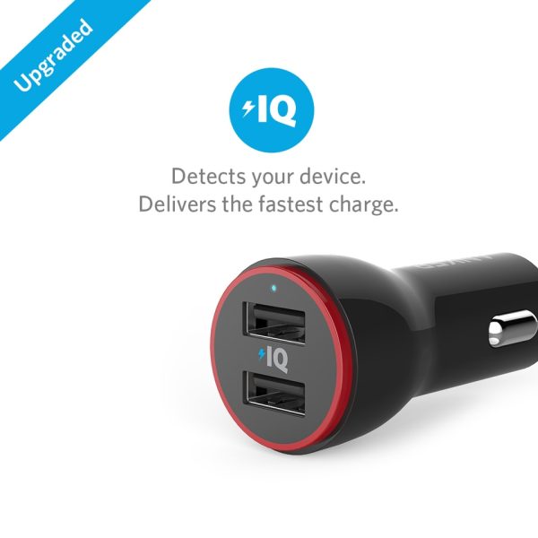 Anker PowerDrive 2-Port 24W USB Car Charger & 3ft Micro USB Cable - (B2310H11)