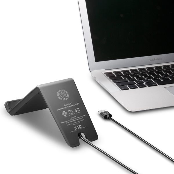 Spigen F303W Wireless Fast Charger for all Qi Certified Devices - Black