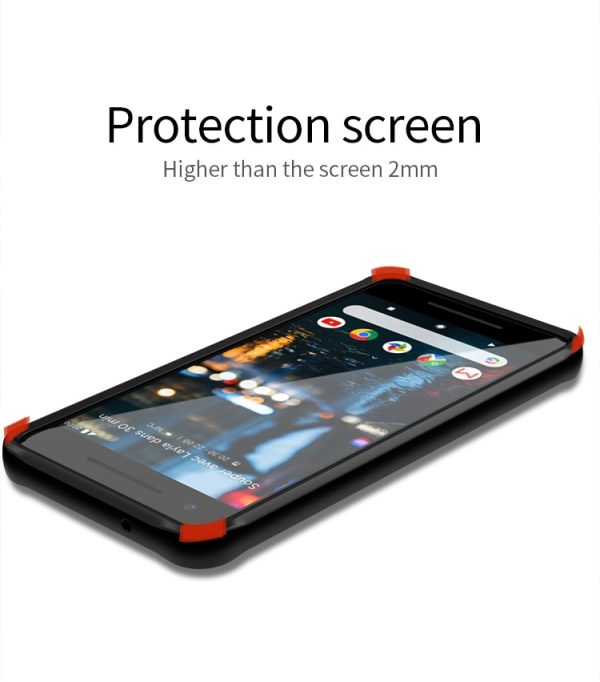 Google Pixel 2 XL Survival Series Tough Anti Scratch Case by iPaky - Black