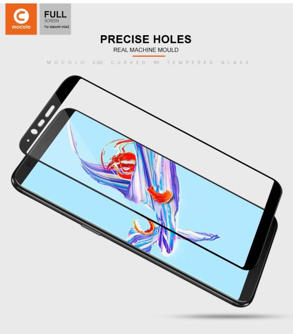 Mocolo OnePlus 5T 3D Edge to Edge Tempered Glass - Black