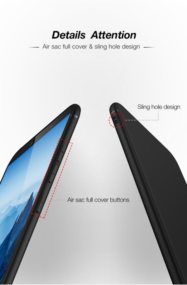 Huawei Mate 10 Lite Cafele Soft Matte TPU Case - Black Huawei Mate 10 Lite Cafele Soft Matte TPU Case - Black