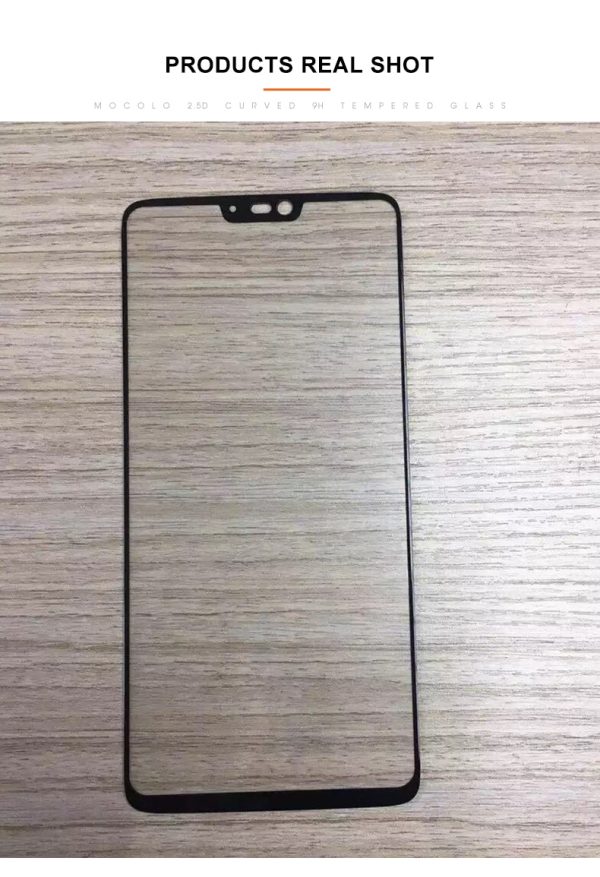 Mocolo OnePlus 6 3D Edge to Edge Tempered Glass - Black