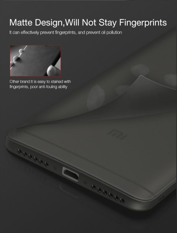 Mi Redmi Note 4 / 4X Cafele Soft Matte TPU Case - White - Fits on Pakistani Variant