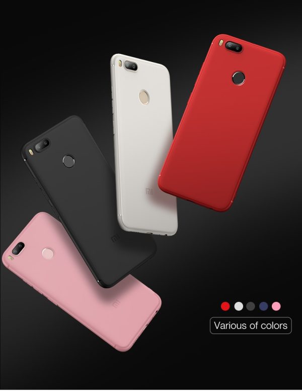 Mi A1 Android One Cafele Soft Matte TPU Case - Deep Gray