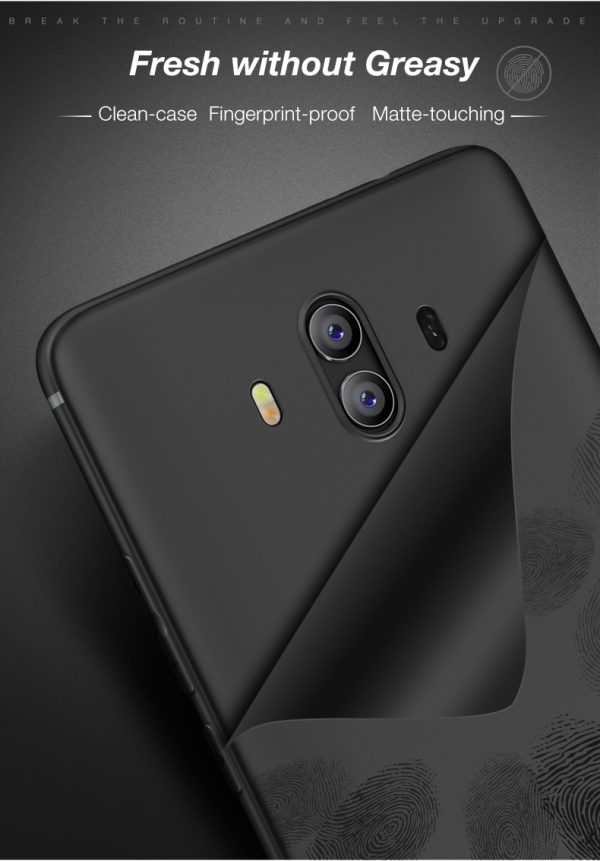 Huawei Mate 10 Cafele Soft Matte TPU Case - Black