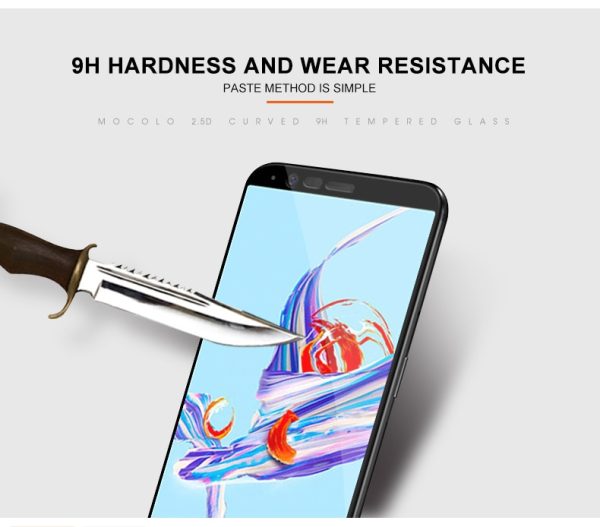 Mocolo OnePlus 5T 3D Edge to Edge Tempered Glass - Black