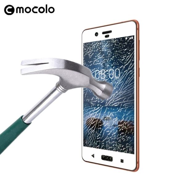 Mocolo Nokia 8 3D Edge to Edge Tempered Glass - Black