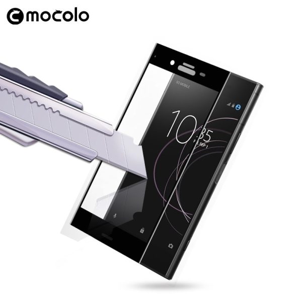 Mocolo Sony Xperia XZ1 Edge to Edge Tempered Glass - Black