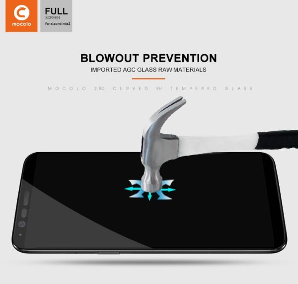 Mocolo OnePlus 5T 3D Edge to Edge Tempered Glass - Black