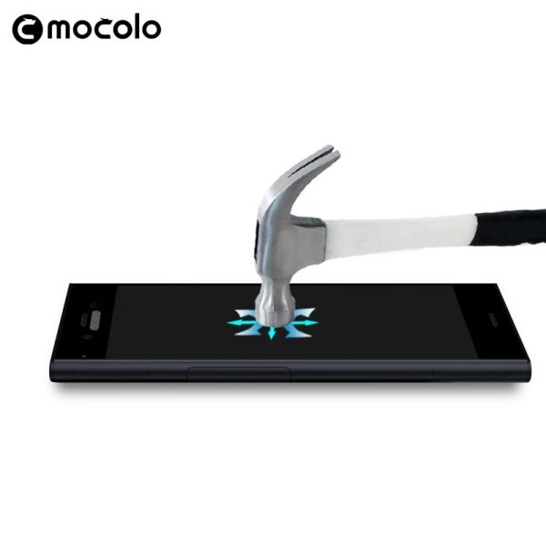 Mocolo Sony Xperia XZ1 Edge to Edge Tempered Glass - Black