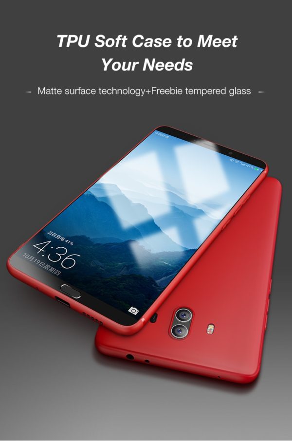 Huawei Mate 10 Cafele Soft Matte TPU Case - Black