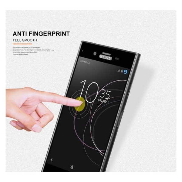 Mocolo Sony Xperia XZ1 Edge to Edge Tempered Glass - Black