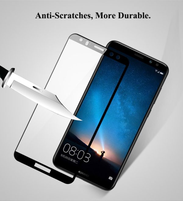 Mocolo Huawei Mate 10 Lite 3D Edge to Edge Tempered Glass - White