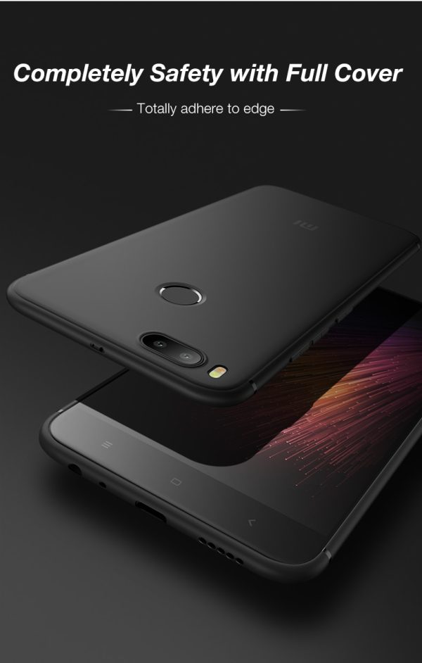 Mi A1 Android One Cafele Soft Matte TPU Case - Deep Gray