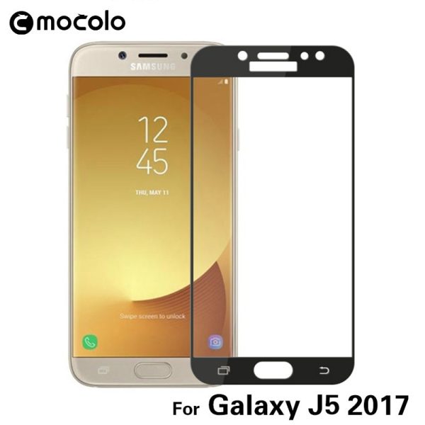 Mocolo Samsung Galaxy J5 2017 Edge to Edge Tempered Glass - Black